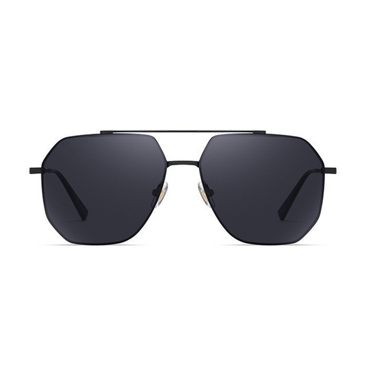 MieMie SA001 Polarized UV400 Protection Aviator-shape Sunglasses with Nylon Lenses in multiple colors. Perfect for Fishing, driving and reducing glare to ensure clear vision on the go. Available in 3 colors: Black, Blue & Silver