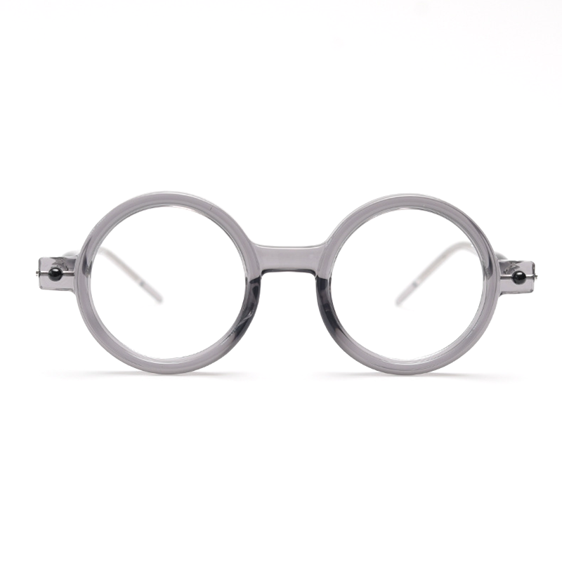MieMie PRO001 Steampunk Round Prescription Glasses— made from Plate material, suitable for various face shapes, and designed for both men and women. Lightweight and style. In multiple colors: Tortoise, Black, Green, Grey