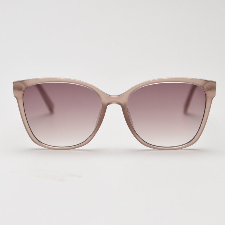 MieMie SSQ011 Square sunglasses are crafted from polished, sophisticated TR90 & TAC material are available in five color options: tortoise, black, brown, beige, pink. Equipped with polarized UV400 protection, with elongated polished temple arms, this fashionable frame design offers a fresh take on your eyewear style.