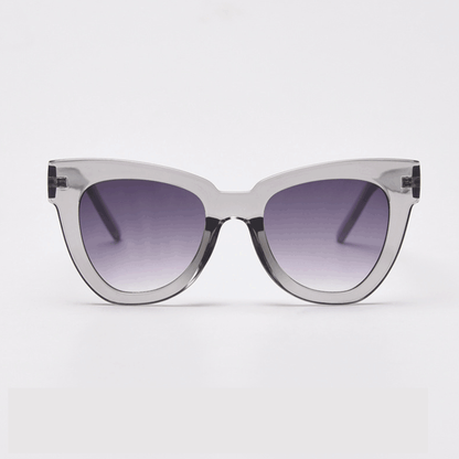 Elevate your style with MieMie SC004 Sunglasses in a striking cream shade for UV400 protection and bold frame. These chic cat-eye frames for women are crafted from lightweight PC material, providing both elegance and durability. Comes in distinctive color choices: pink, black, tortoise, grey, yellow, red, black tortoise, beige